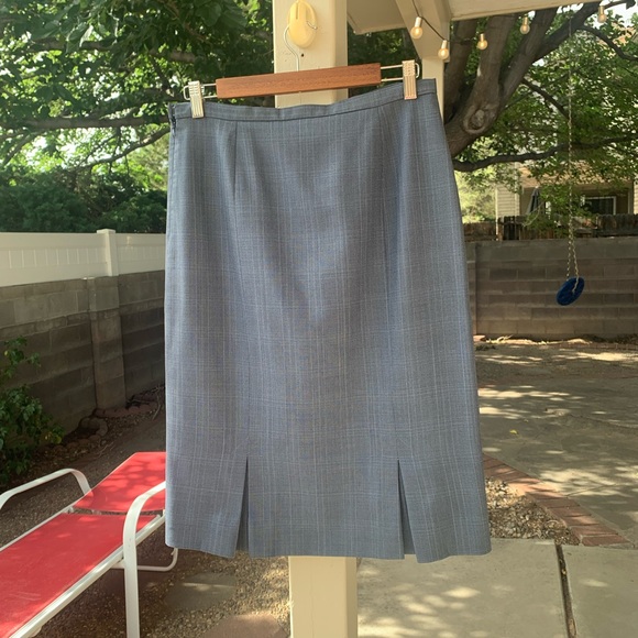 Pendleton pencil grey wool skirt size 6 - Picture 2 of 12